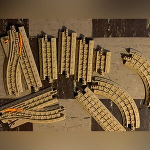 Fischer Price Geo Trax tracks(curved and straight)